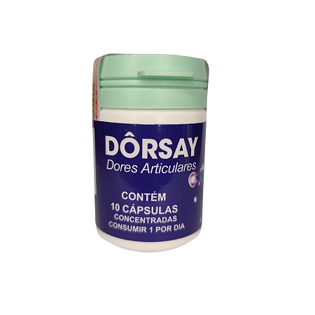 Dôrsay 10 Cápsulas – Suplemento Natural para Dores Articulares, Artrite e Artrose