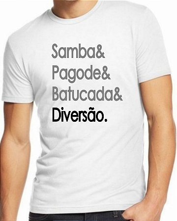 Camisa Samba Pagode batucada