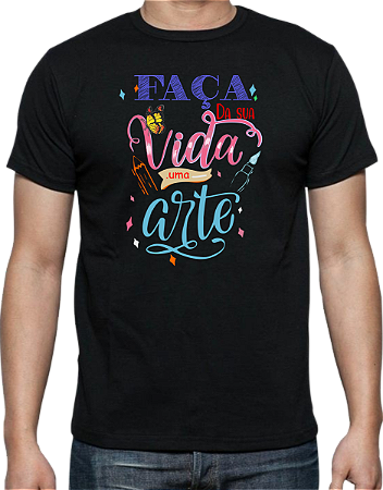 Estampa Dizer Vida Arte