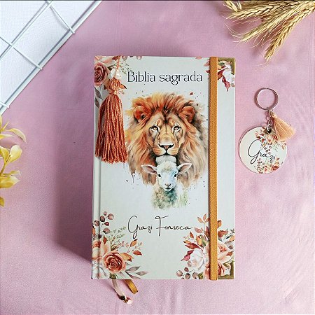 Bíblia  Leão e Cordeiro Ocre