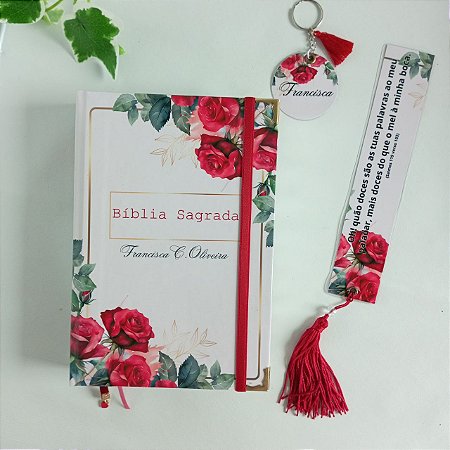 Bíblia Rosas Vermelhas