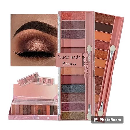 PALETA DE SOMBRAS - NUDE NADA BÁSICO - JASMYNE