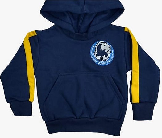 BLUSÃO MOLETOM FECHADO COM CAPUZ