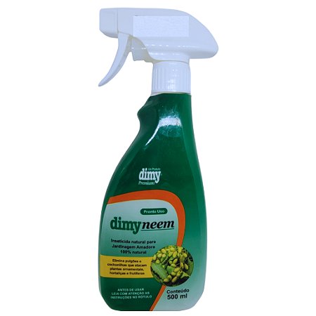 Óleo Neem Natural Orgânico Dimy Contra Cochonilha Pulgão 500ml