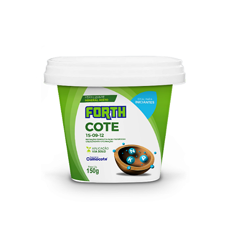 Adubo Fertilizante Forth 15-09-12 Osmocote - 150g
