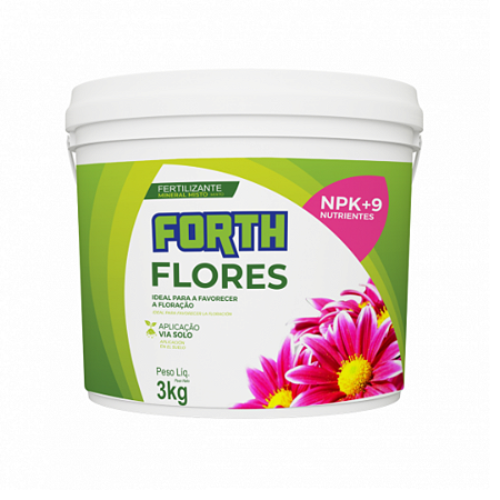 Adubo Fertilizante Para Flores Npk+9 Forth Flores - 3kg
