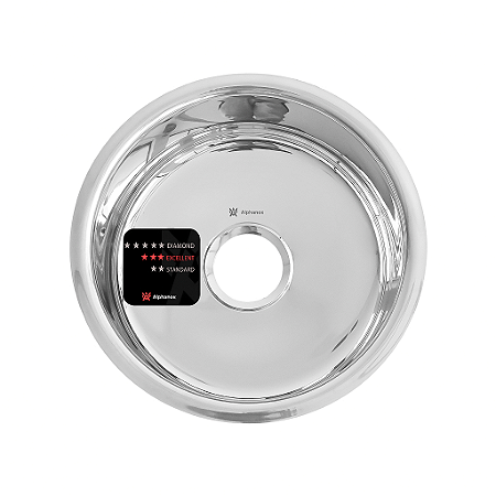 Cuba  Redonda 30 30x15 Aço Inox 304