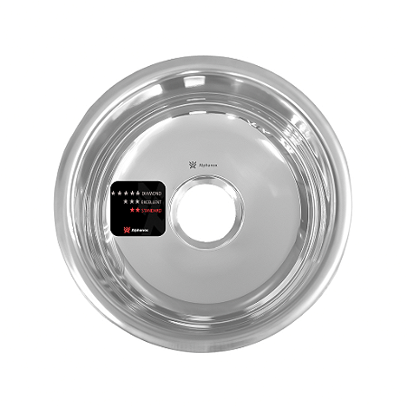 Cuba  Redonda 30 30x15 Aço Inox 430