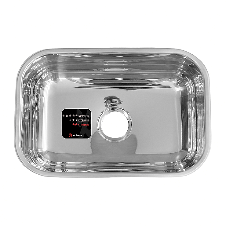 Cuba N1 Funda 460x300x170 Aço Inox 430