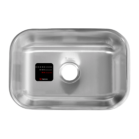 Cuba N1 Funda 460x300x170 Aço Inox 430 Escovada