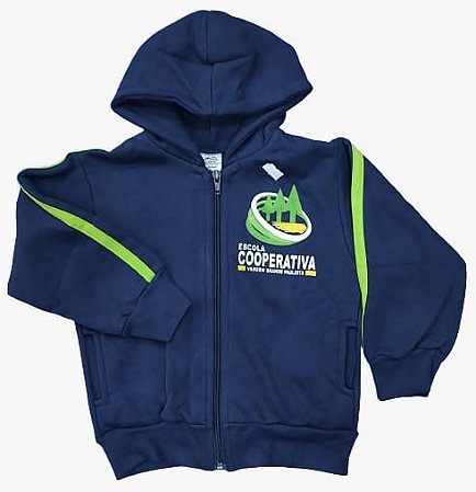 BLUSÃO MOLETOM ABERTO COM CAPUZ