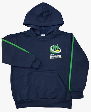 BLUSÃO MOLETOM FECHADO COM CAPUZ