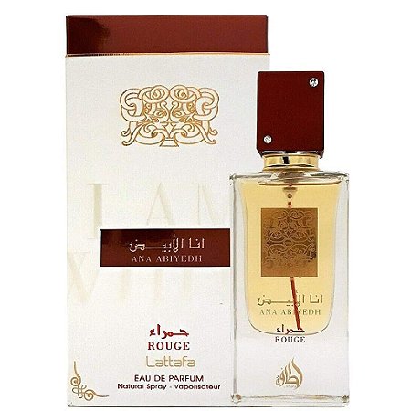 Ana Abiyedh Rouge Lattafa EDP 60ml (Ref. Olfativa Baccarat Rouge 540) - Perfume Árabe