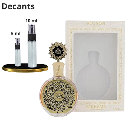 Decant Fakhama Eau de Parfum Maison Asrar - Perfume Árabe Oriental Floral