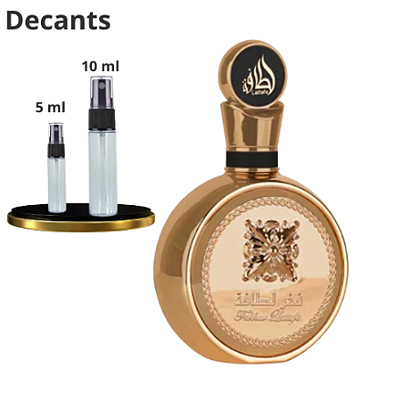 Decant Fakhar Gold Extrait Lattafa - Perfume Unissex Amadeirado