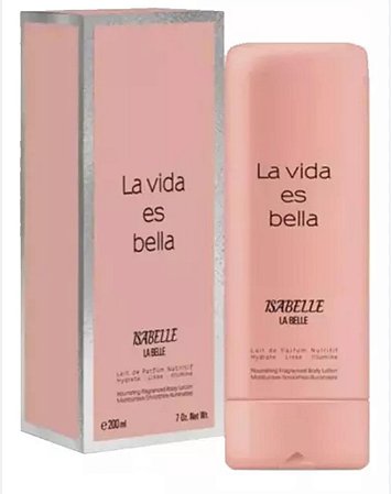 Hidratante La Vida Es Bella Isabelle La Belle 200ml - Hidratação e Acompanhamento da Fragrância La Vie Est Belle