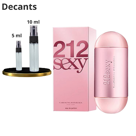 Decant 212 Sexy Carolina Herrera – Perfume Feminino Floral Ambarado