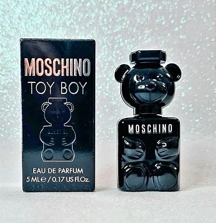 Toy Boy Moschino 5ml - Miniatura de Perfume Masculino Amadeirado