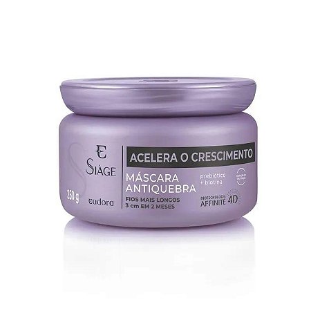 Máscara Capilar Siàge Acelera o Crescimento 250g - Eudora