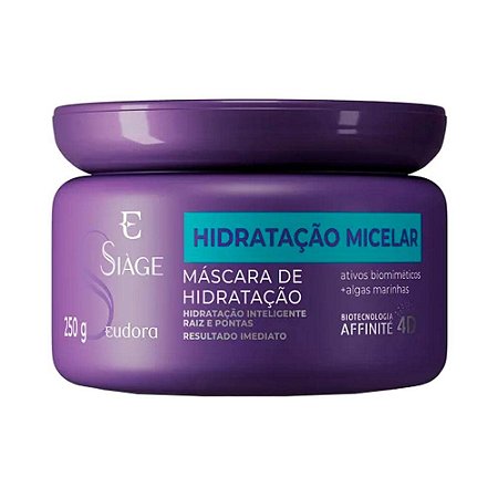Máscara Capilar Siàge Hidratação Micelar 250g - Eudora
