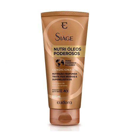 Condicionador Siàge Nutri Óleos Poderosos 200ml - Eudora