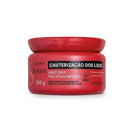 Máscara Capilar Siàge Cauterização dos Lisos 250g - Eudora