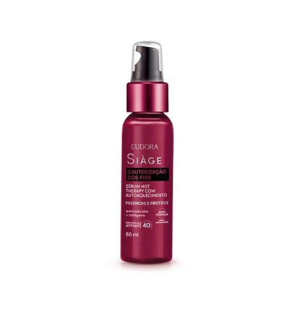 Sérum Capilar Siàge Hot Therapy Cauterização dos Fios 60ml - Eudora