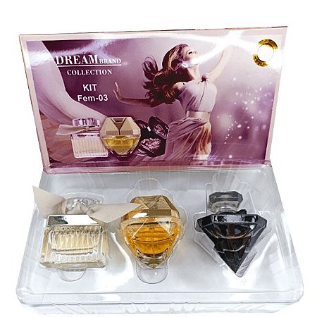 Kit Dream Brand Collection - 3 Frascos de 25ml - Ref. Fem 03