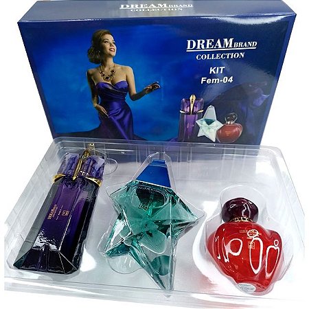 Kit Dream Brand Collection - 3 Frascos de 25ml - REF. FEM 04