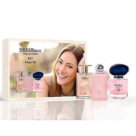 Kit Dream Brand Collection - 3 Frascos de 25ml - REF. FEM 10