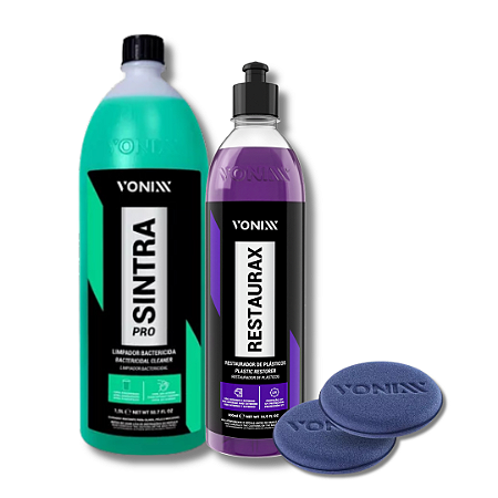 Kit 3 em 1- Restaurax 500ml + Aplicador de espuma + Sintra 1,5L
