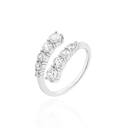 ANEL ENTREABERTO PRATA