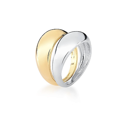 ANEL LISO ABAULADO CURVO 8MM