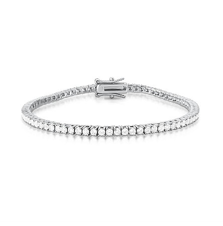 Pulseira Riviera Tennis com Zircônia