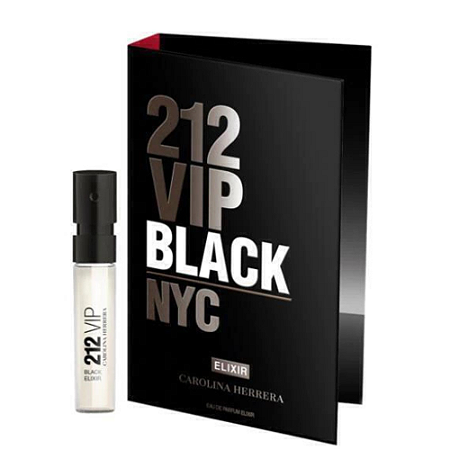 Amostra Oficial 212 Vip Black Elixir - Carolina Herrera