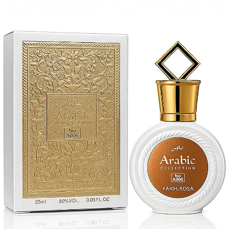 Perfume Árabe A006 Fakhar Rosa - Arabic Collection - (Frasco 25ml)