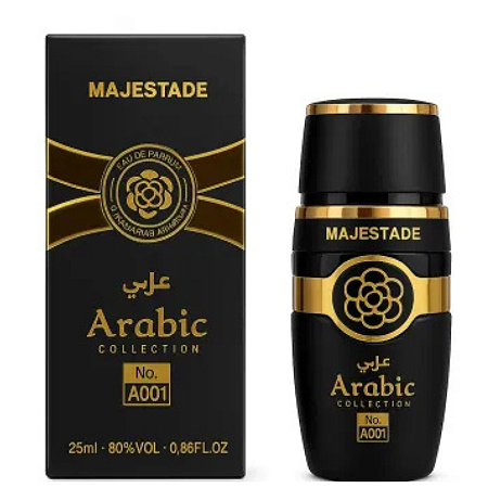 Perfume Árabe A001 Majestade - Arabic Collection - (Frasco 25ml)