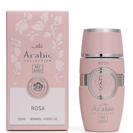 Perfume Árabe A002 Rosa - Arabic Collection - (Frasco 25ml)