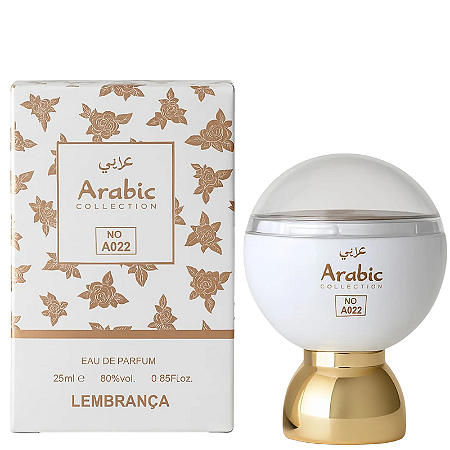 Perfume Árabe A022 Lembrança - Arabic Collection - (Frasco 25ml)