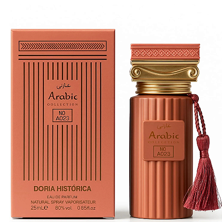 Perfume Árabe A023 Doria Histórica - Arabic Collection - (Frasco 25ml)