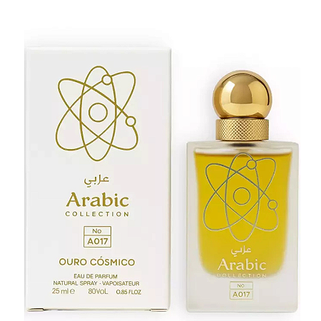 Perfume Árabe A017 Ouro Cosmico - Arabic Collection - (Frasco 25ml)