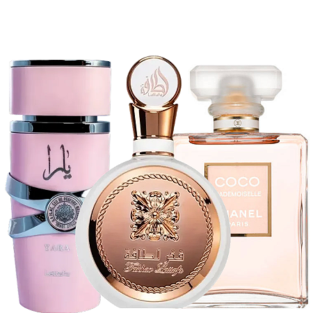 Kit Rose Essence Feminino – 3 Decants de 5ml