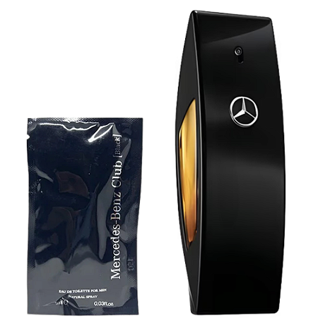 Amostra Oficial Club Black EDT - Mercedes-Benz