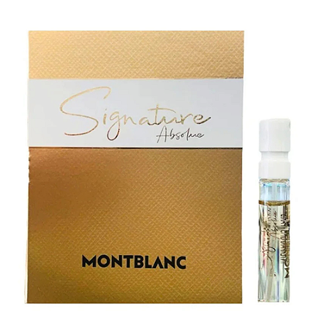 Amostra Oficial Signature Absolue EDP - Montblanc