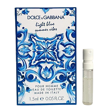 Amostra Oficial Light Blue Summer Vibes Pour Homme – Dolce & Gabbana