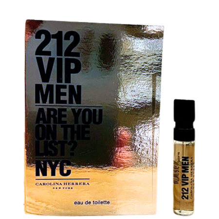 Amostra Oficial 212 Vip Men - Carolina Herrera