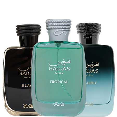Kit Hawas Experience - 3 Decants de 5ml