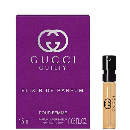 Amostra Oficial Guilty Elixir de Parfum pour Femme – Gucci