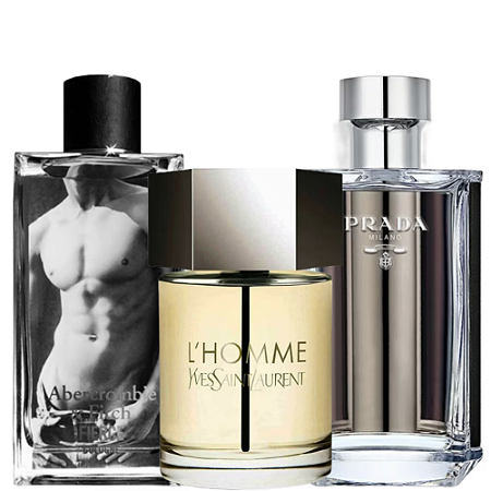 Kit Tríade do Homem Elegante - 3 Decants de 5ml