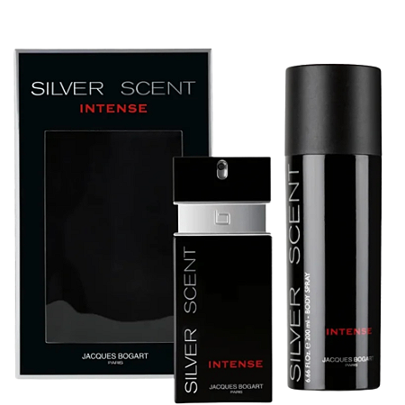 Kit Silver Scent Intense - Jaques Bogart - Perfume + Desodorante